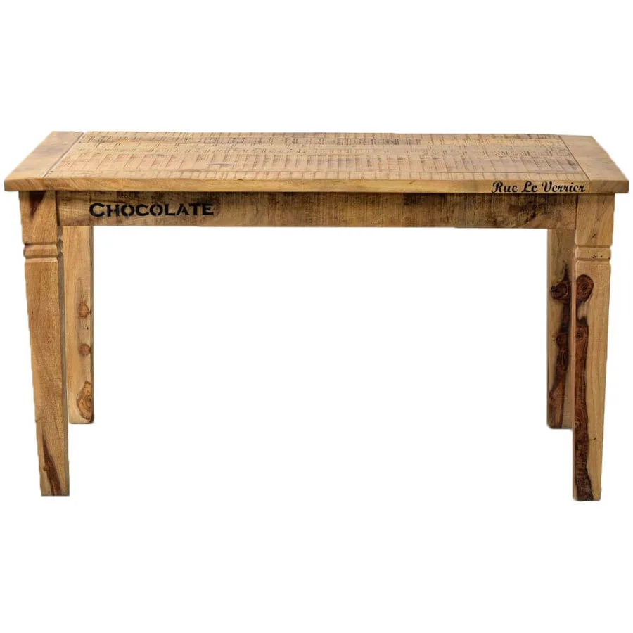 Esstisch Rusc Natur Mangoholz Massivholz B 140 T 70 cm