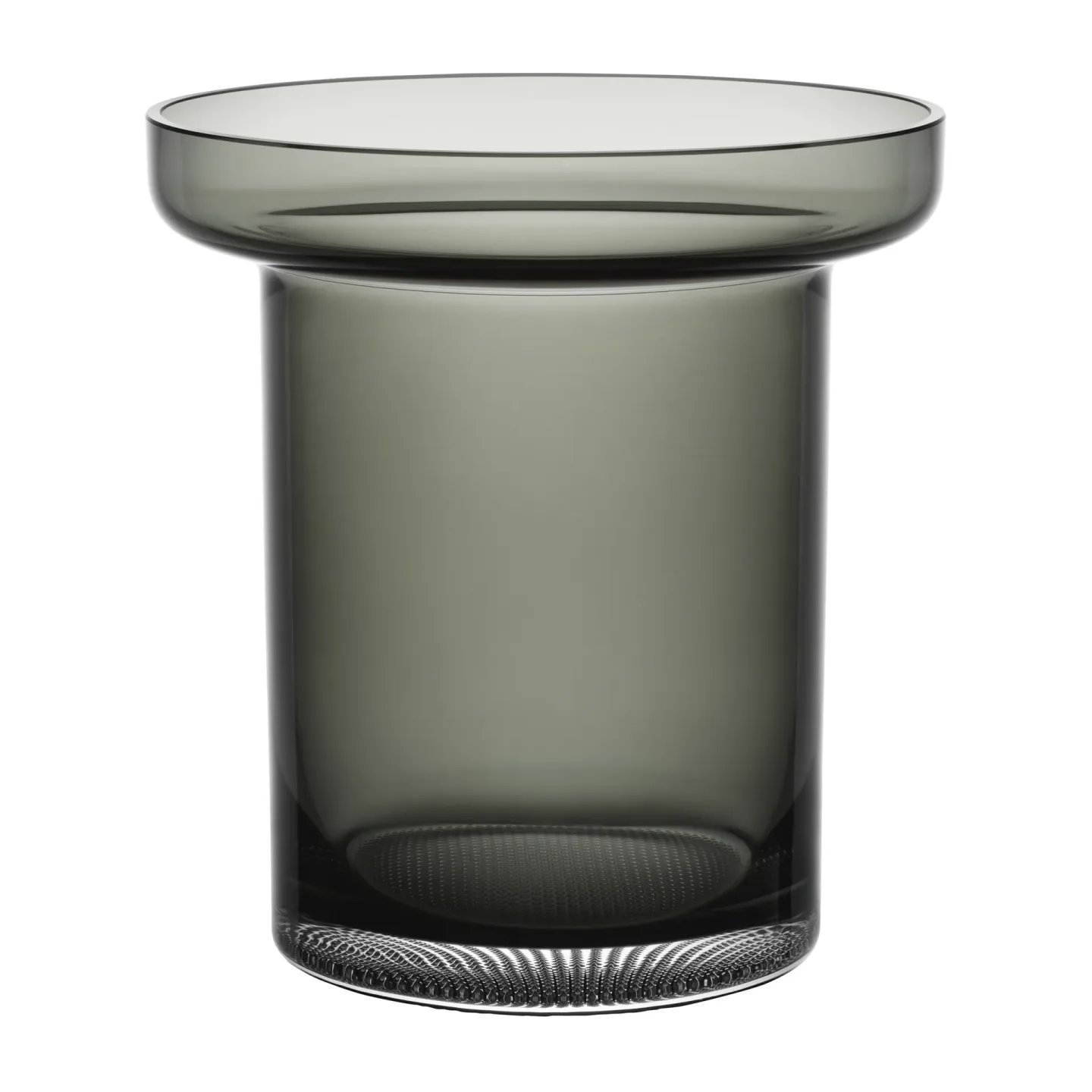 Kosta Boda Limelight Tulip Vase 19,5cm Rauchgrau