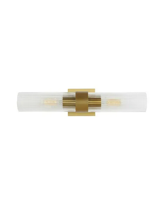 Geneva Linear Sconce Brass