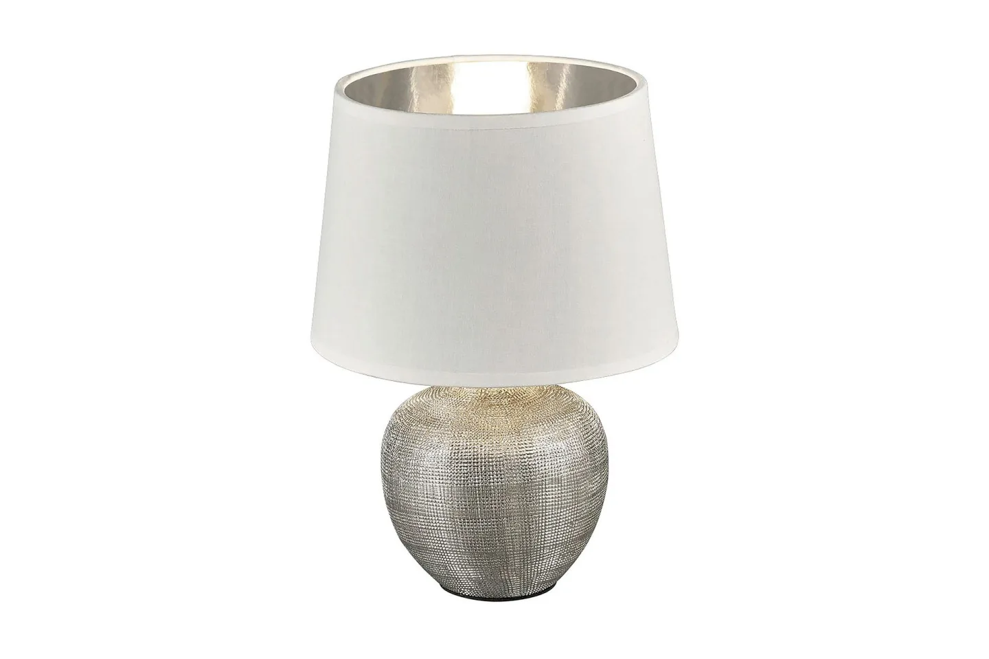 Luxor Bordslampa 26cm E27 silver - silver
