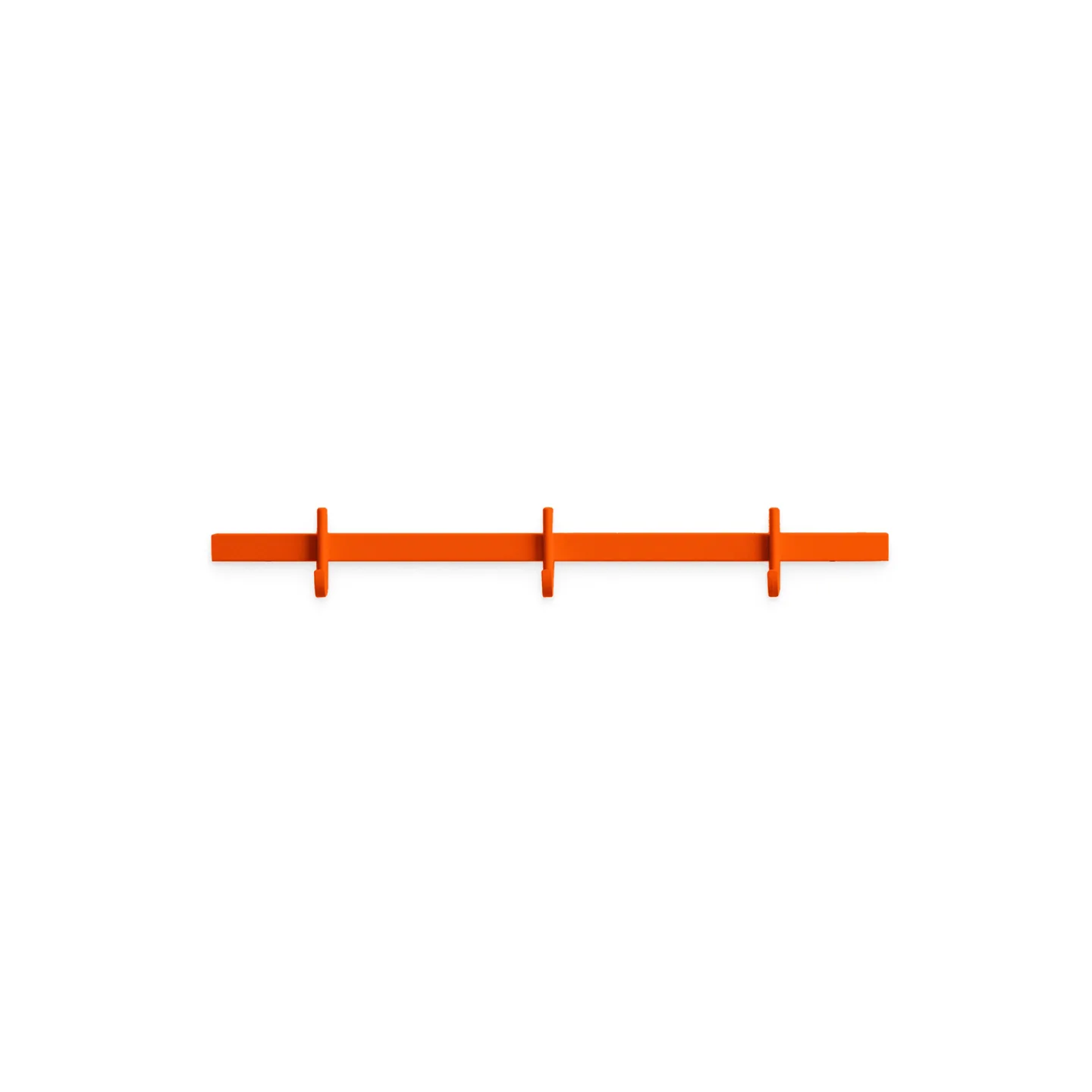 Relief - Hook Rail, Small w41 x d4,7 x h5,2 cm 1-pack 41x5.2x4.7 Orange - Krokar - TAF Studio - Orange - Metall