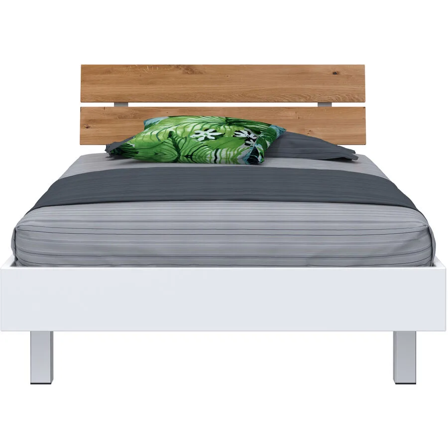 Bett Smart Weiss MDF 120 x 200 cm