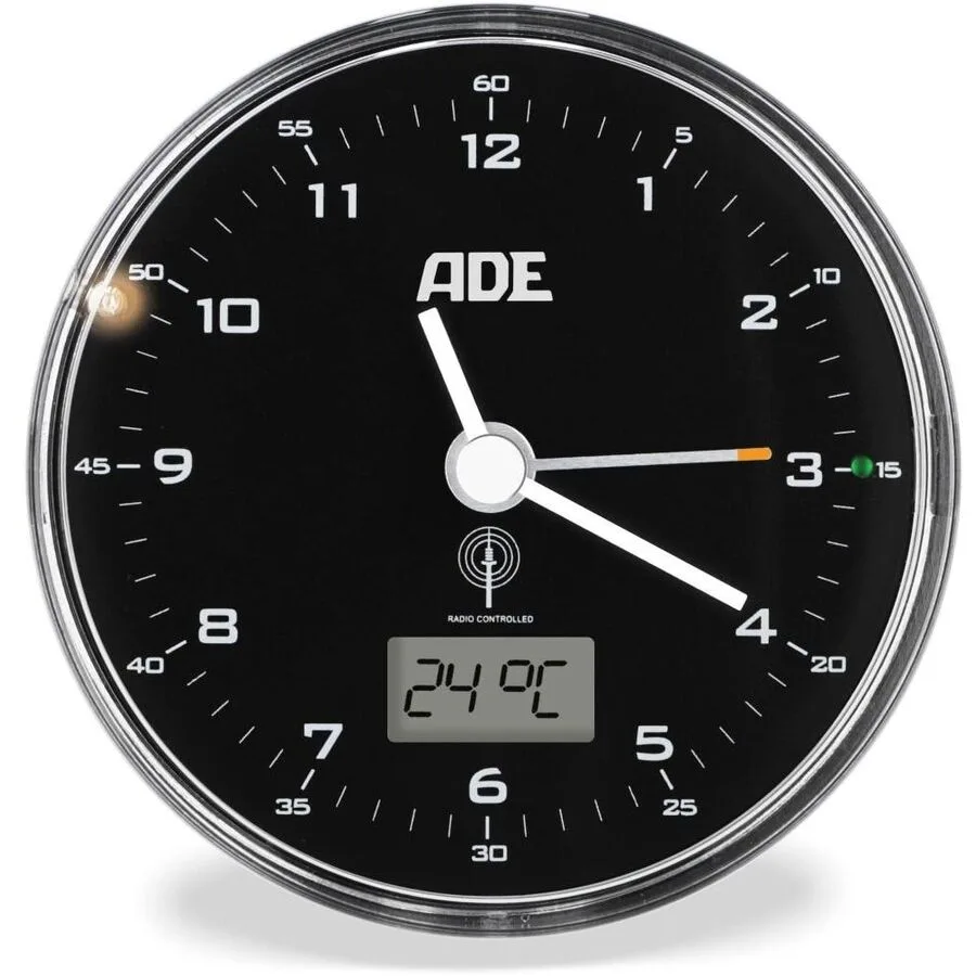 Wecker ADE Schwarz ABS