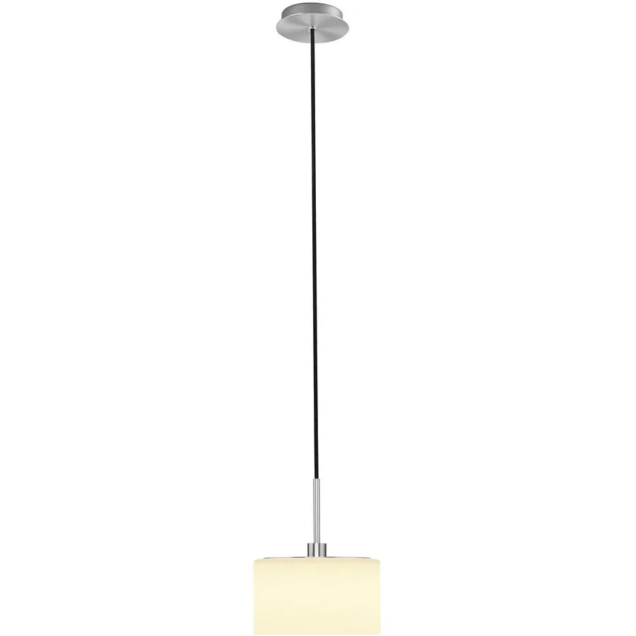 Designer-Pendellampe Bankamp Karl75 E14 Nickel matt 1-flammig D 20 cm - Material: Messing/Glas