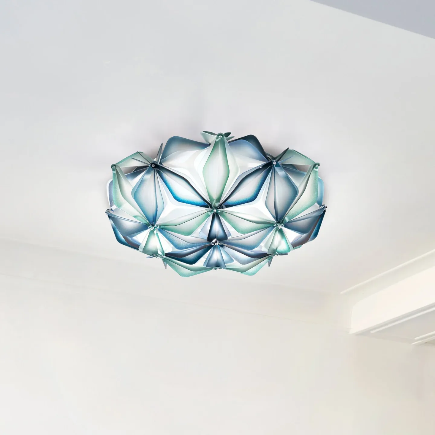 La Vie Decken-/Wandleuchte Ø50 Blue - Slamp La Vie M - Wohnzimmer - Design - Kunststoff - Rund