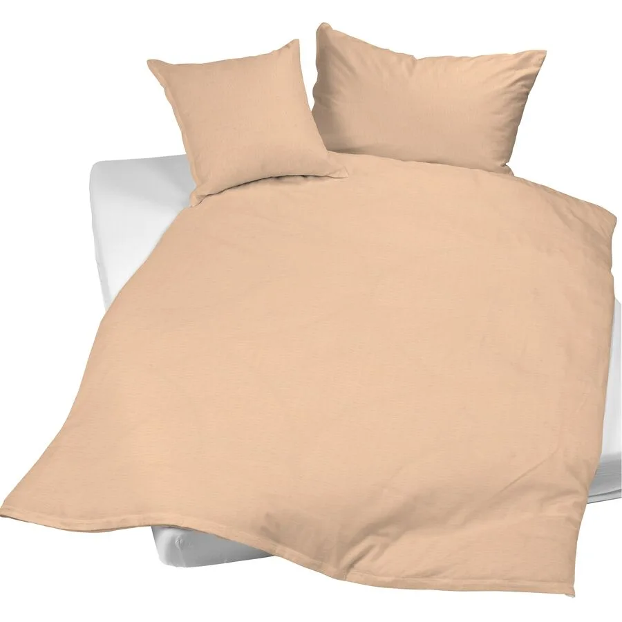 Night Fashion Duvetbezug Edi apricot 160 x 210cm