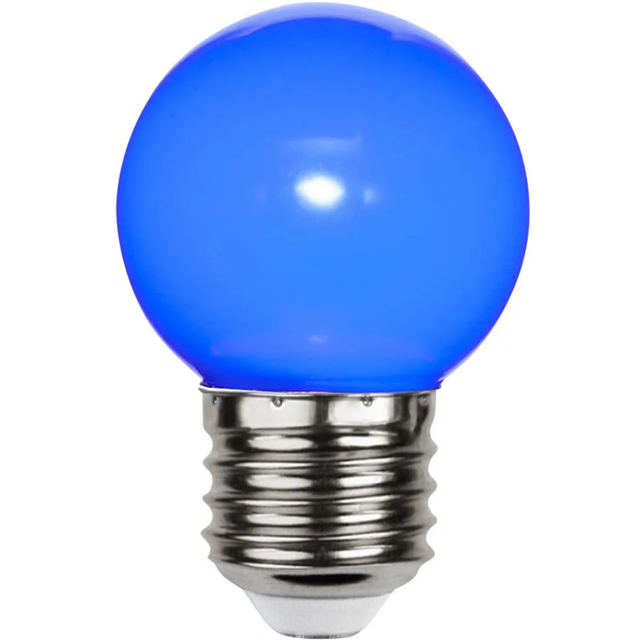 Schönenberger Leuchtmittel Bulb Outdoor Glas blau E27 1.2 W