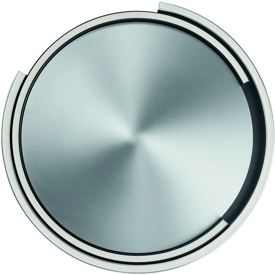 Designer-Deckenlampe Bankamp Rings aluminium matt/anthrazit dimmbar D 55 cm - Farbe: Alu Matt/Anthrazit Eloxiert - LED - Lichtfarbe: Extra warmweiss -