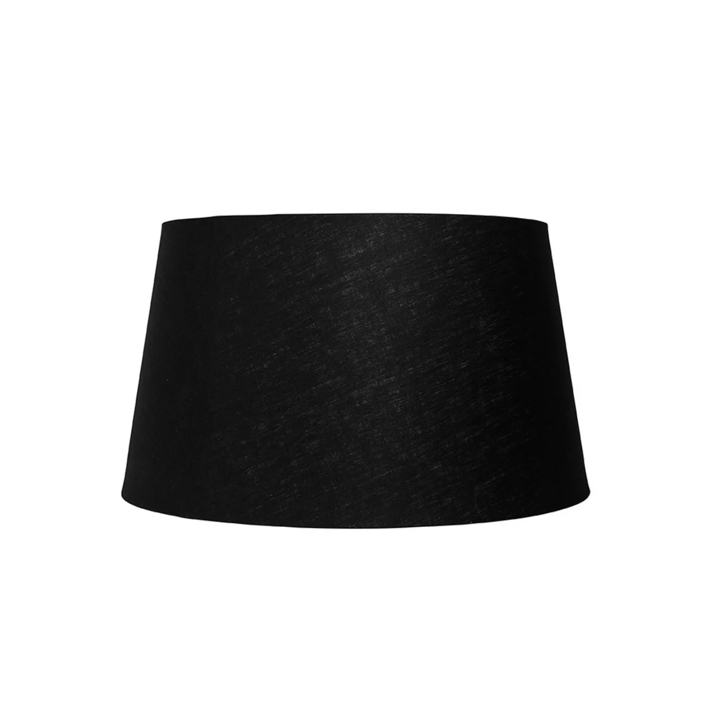 Enkel, rett lampeskjerm, svart, Ø 33 cm – Watt & Veke Basic straight Watt & Veke - Design - Stoff / Tekstil