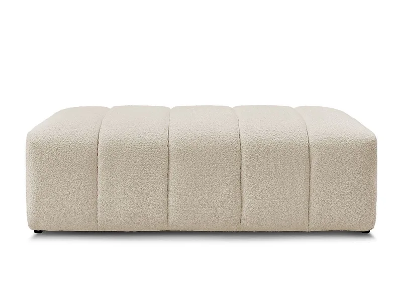 Hocker BOBOCHIC ANNECY 70x140x45cm boucle-stoff beige