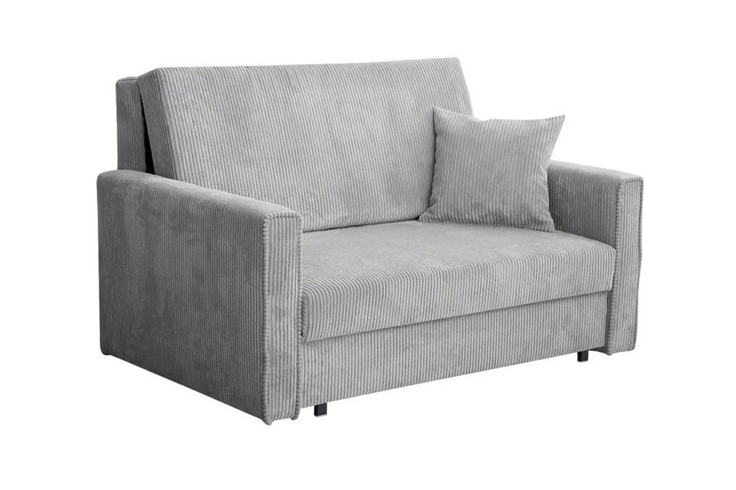Denegal 2-sits liten bäddsoffa i Tyg - Grå