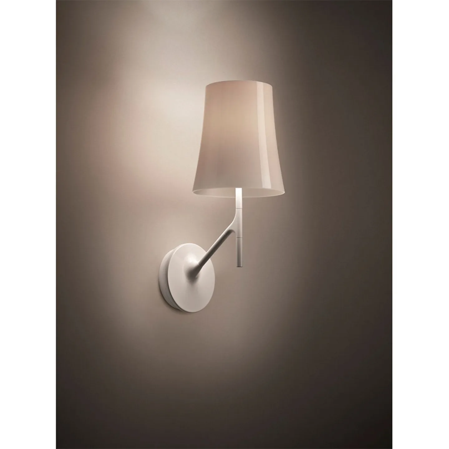 Birdie Wandleuchte White - Foscarini - Wohnzimmer - Metall