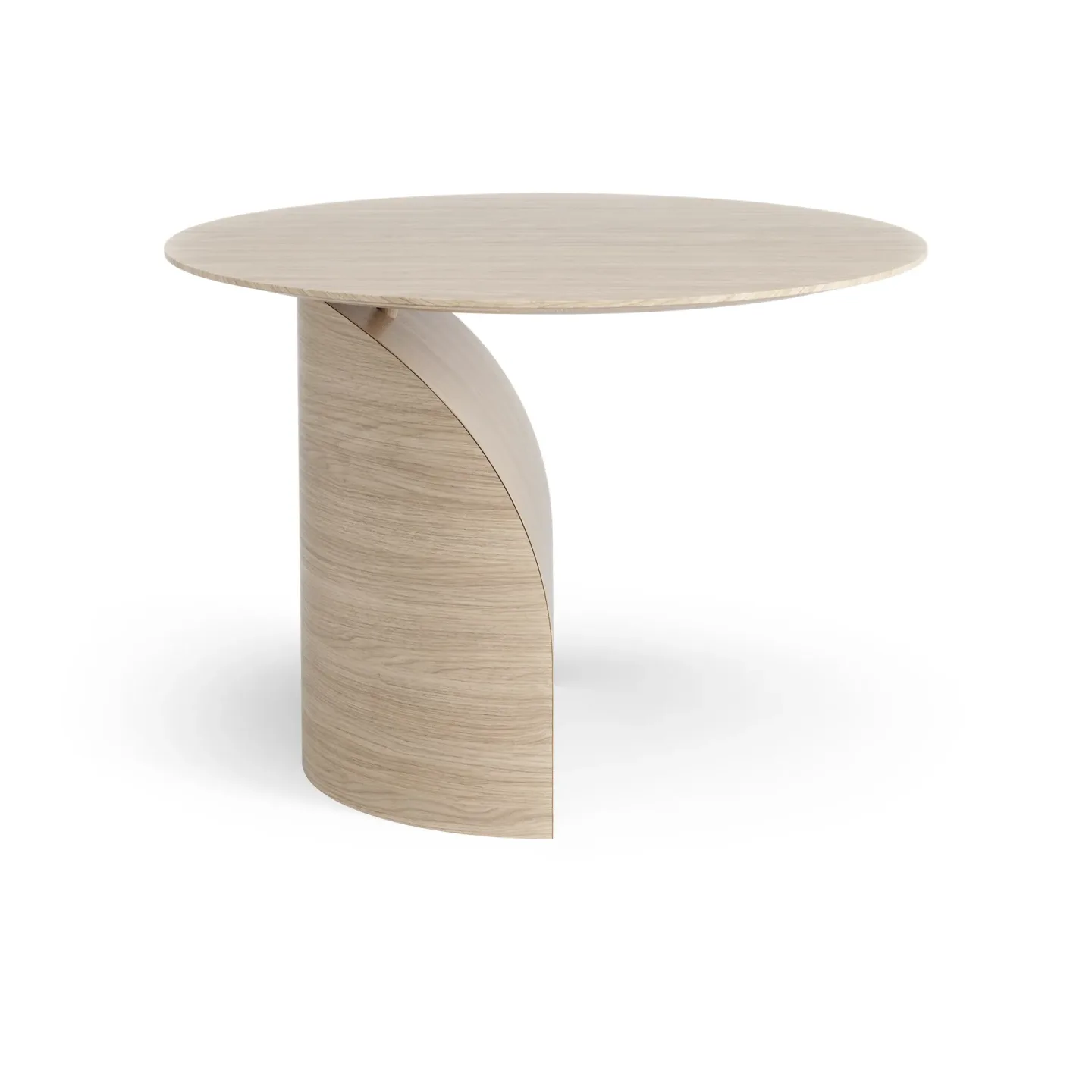 Swedese Savoa bord H45 cm Ek vitpigmenterad