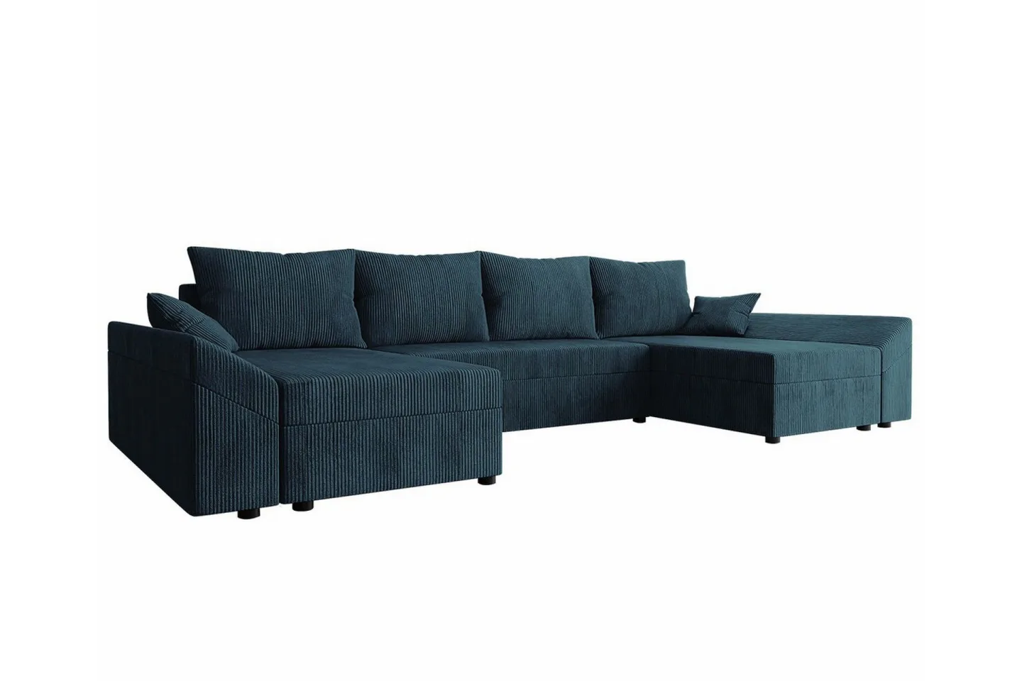 Midfeld 4-sits Hörnbäddsoffa Dark blue -