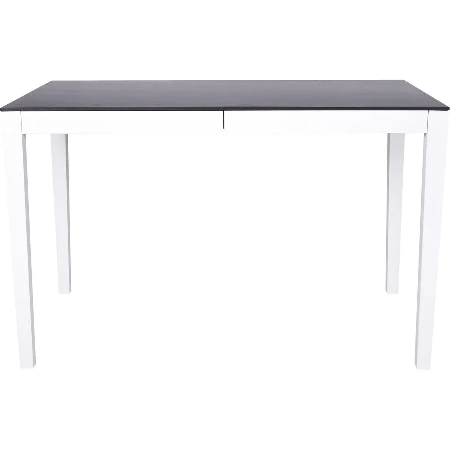 Schreibtisch Oscar schwarz, weiss Holz, MDF B 120 T 70 cm