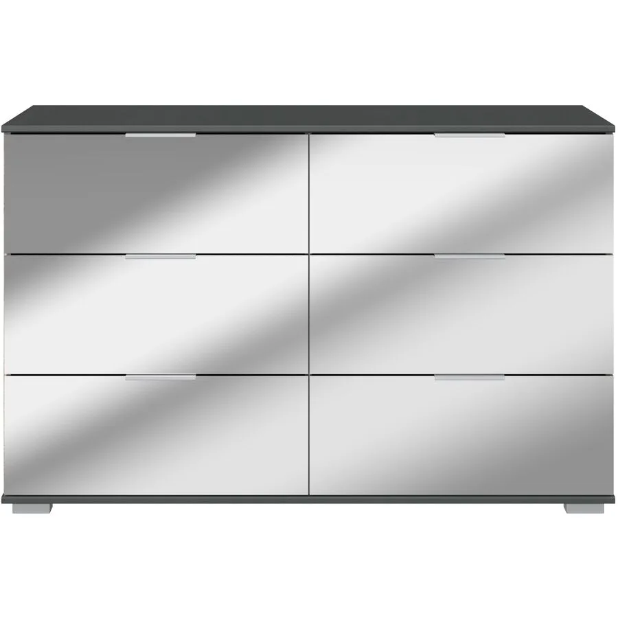 Kommode Peyton C Spiegelglas Spanplatte B 130 H 83 cm