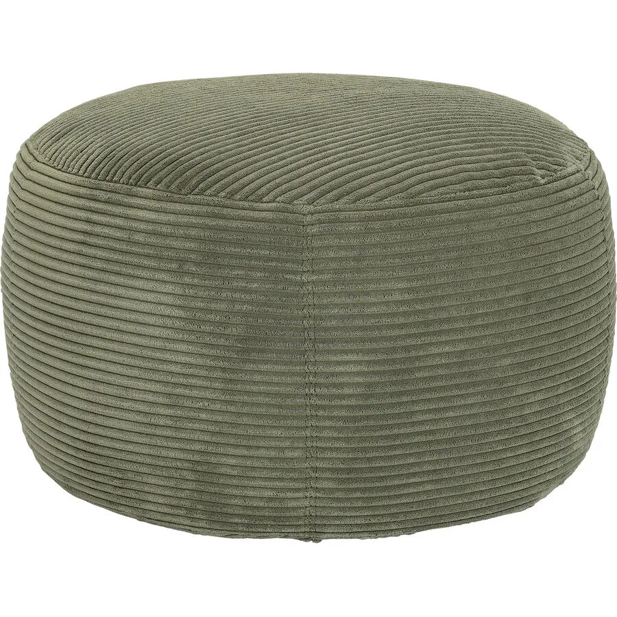 Hocker Ava Hocker Grün Stoff 60 cm 40 cm