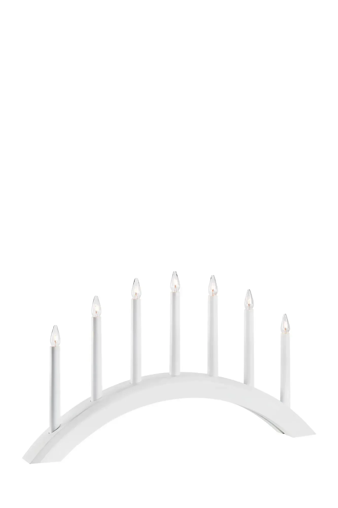 Avento Adventskerzenhalter Weiß 7 Lichter