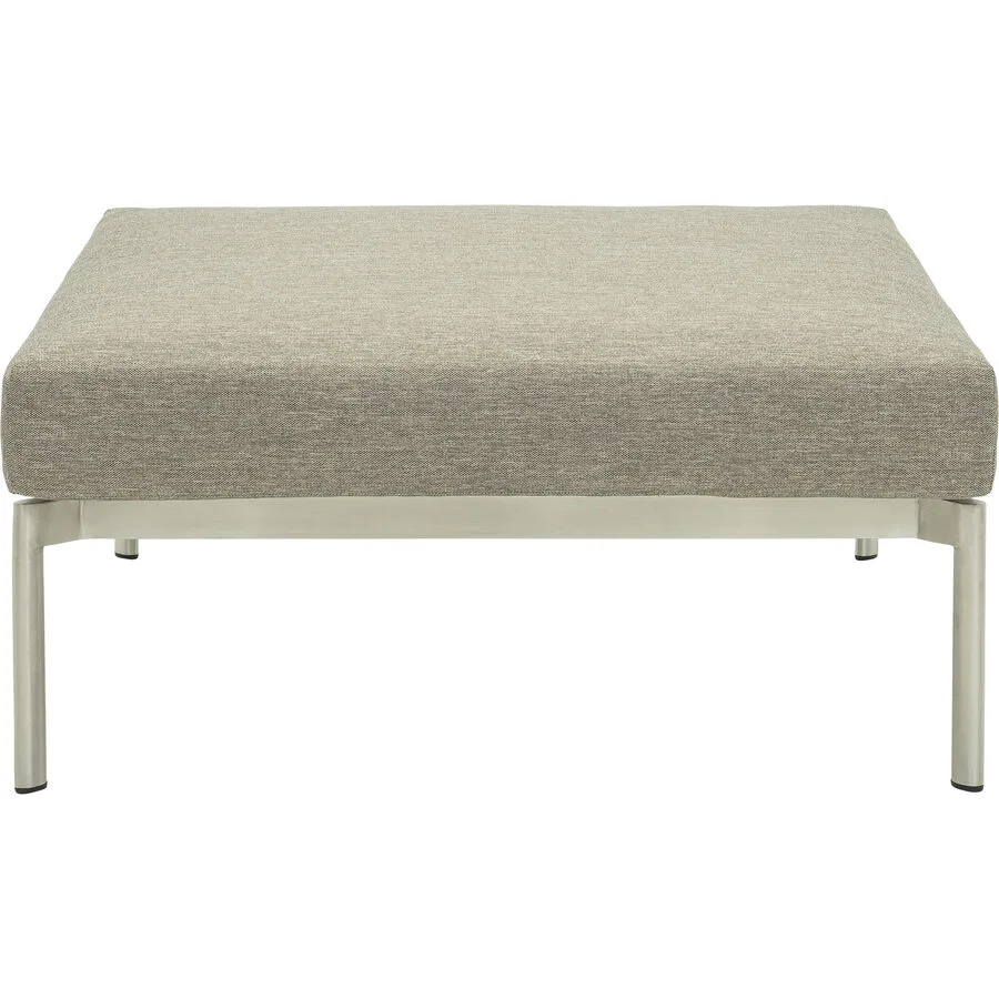 Loungeelement Samporia braun Kunstrattan H 40 cm Wasserabweisend