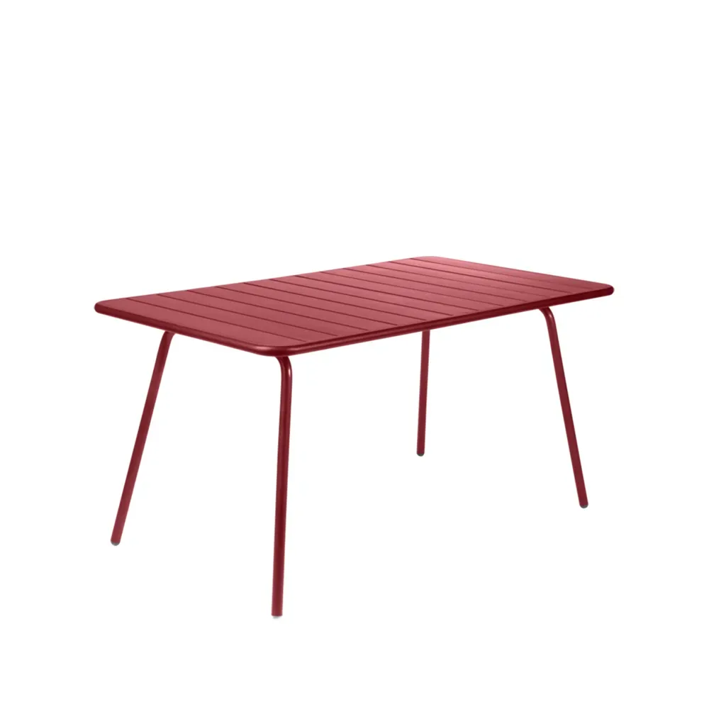 Fermob Luxembourg bord 143x80 cm Chili (röd)