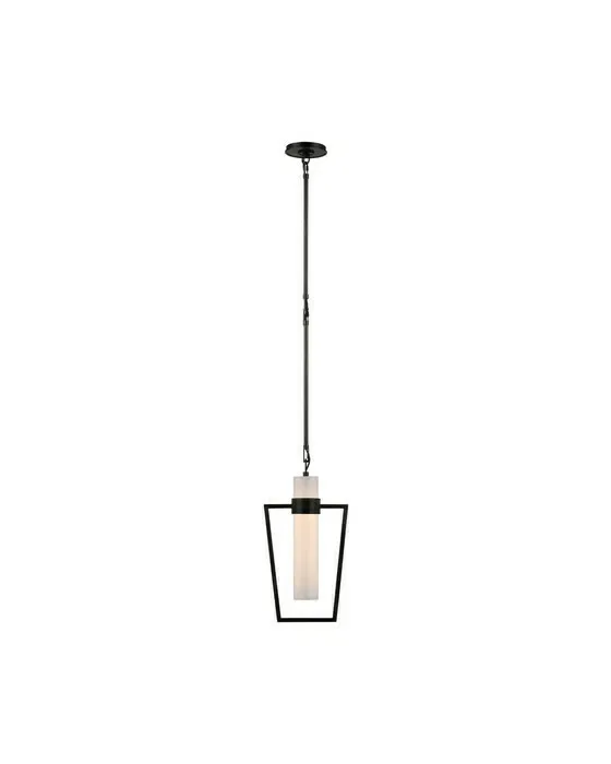 Presidio Petite Caged Pendant Bronze/White
