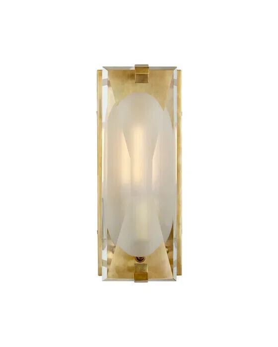 Castle Peak Small Bath Sconce Soft Brass