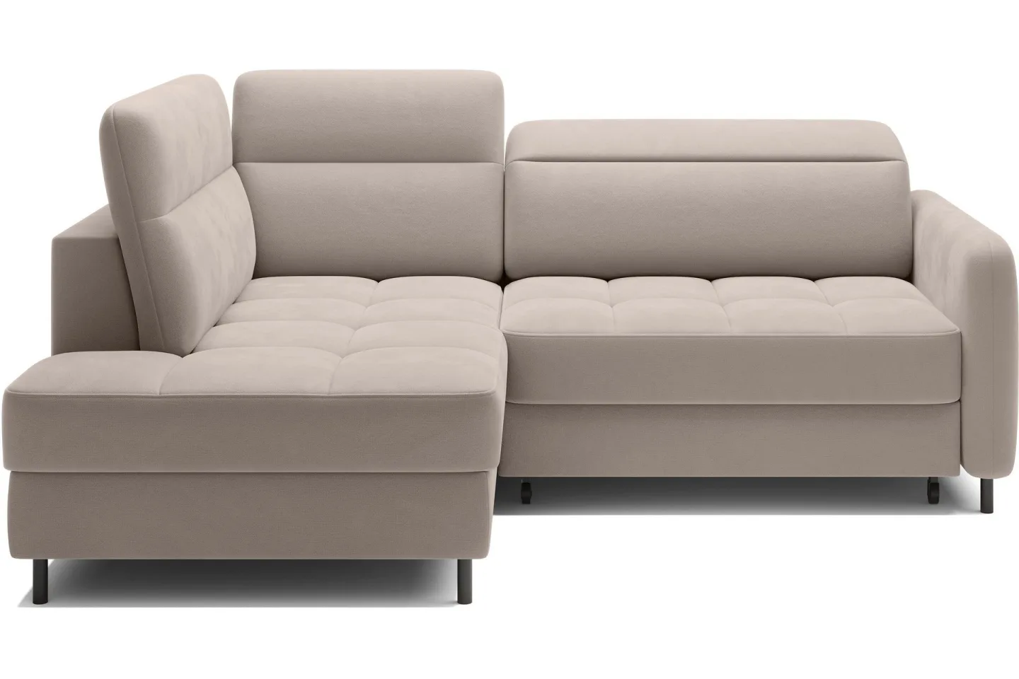 Masuo Bäddsoffa med Schäslong 3-sits - Beige