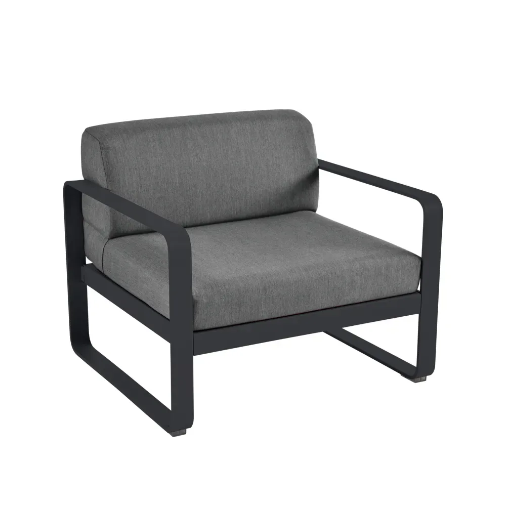 Fermob Bellevie fåtölj Anthracite (grå), graphite grey dyna