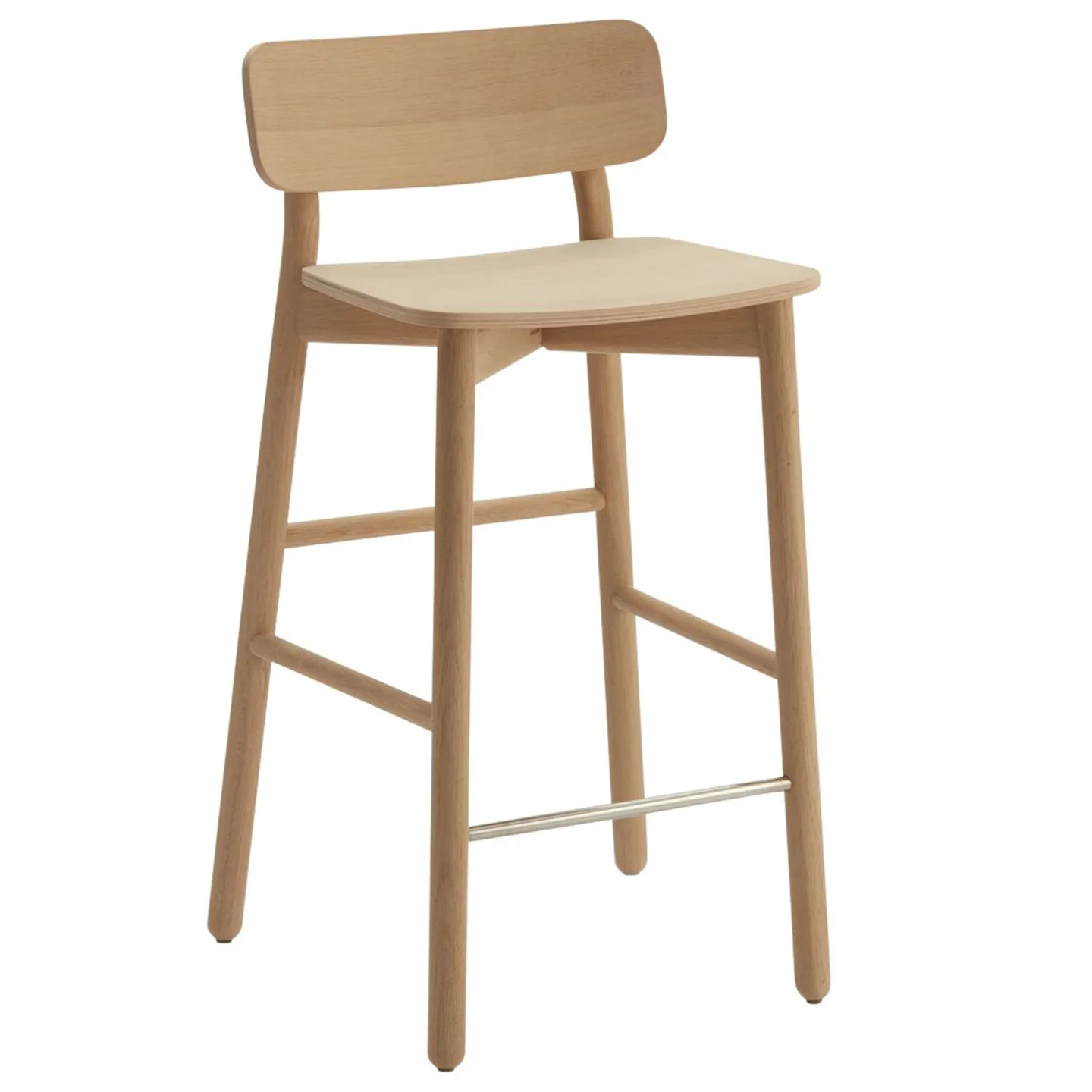 Fritz Hansen - Hven bar stool oak - Barstolar - Anton Björsing - Träfärgad - Trä