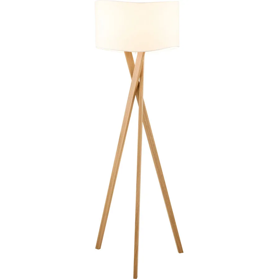 Stehlampe Yamuna weiss H 158 cm