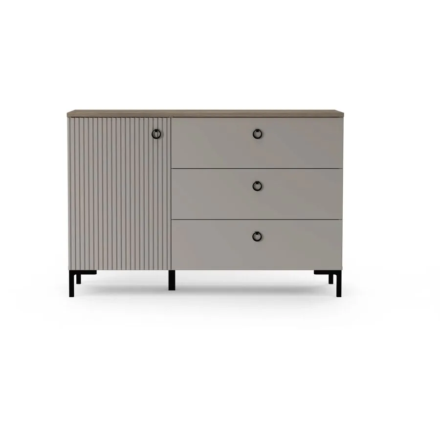 Sideboard Flicker taupe Holzwerkstoff B 120 H 81 cm