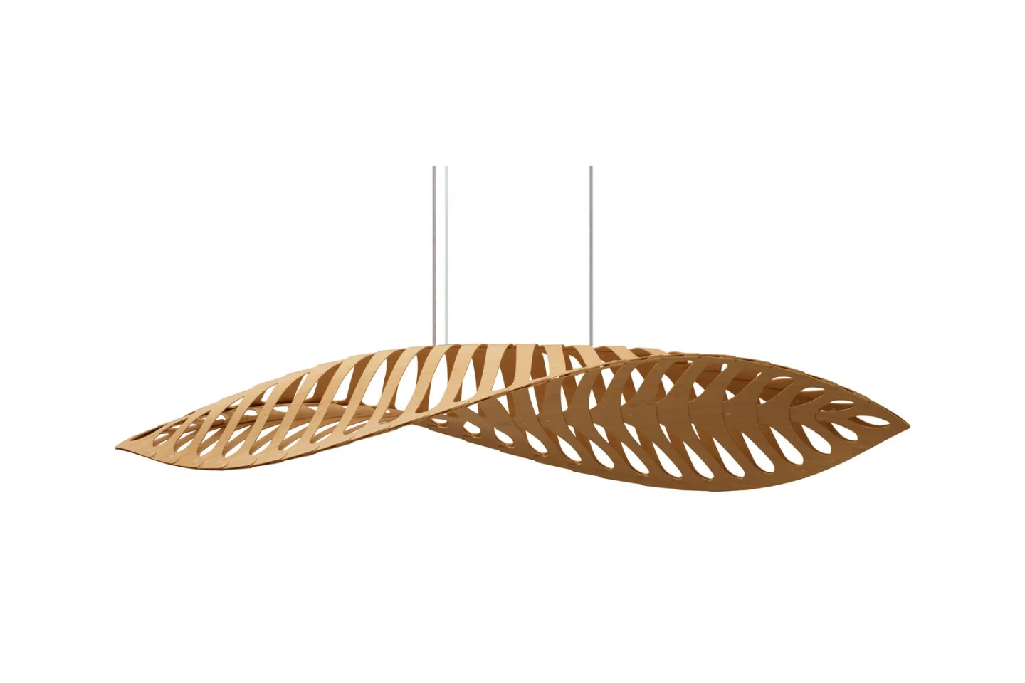 Navicula Pendelleuchte Medium Bamboo - David Trubridge - Wohnzimmer - Bambus