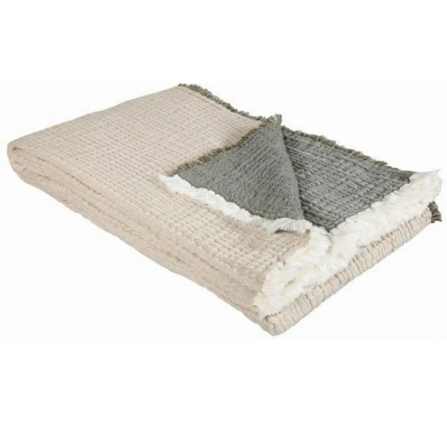 Eskitex AG Plaid Nora 130x200 cm Beige | Schubiger Möbel