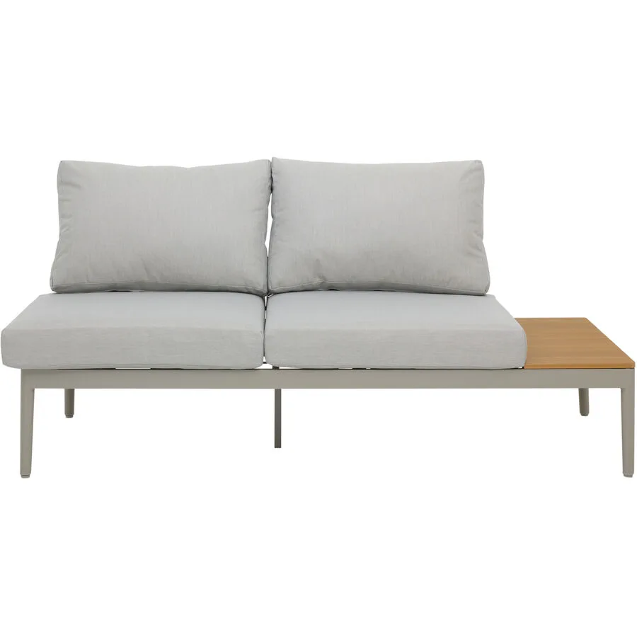 Loungeelement Florida hellgrau Aluminium