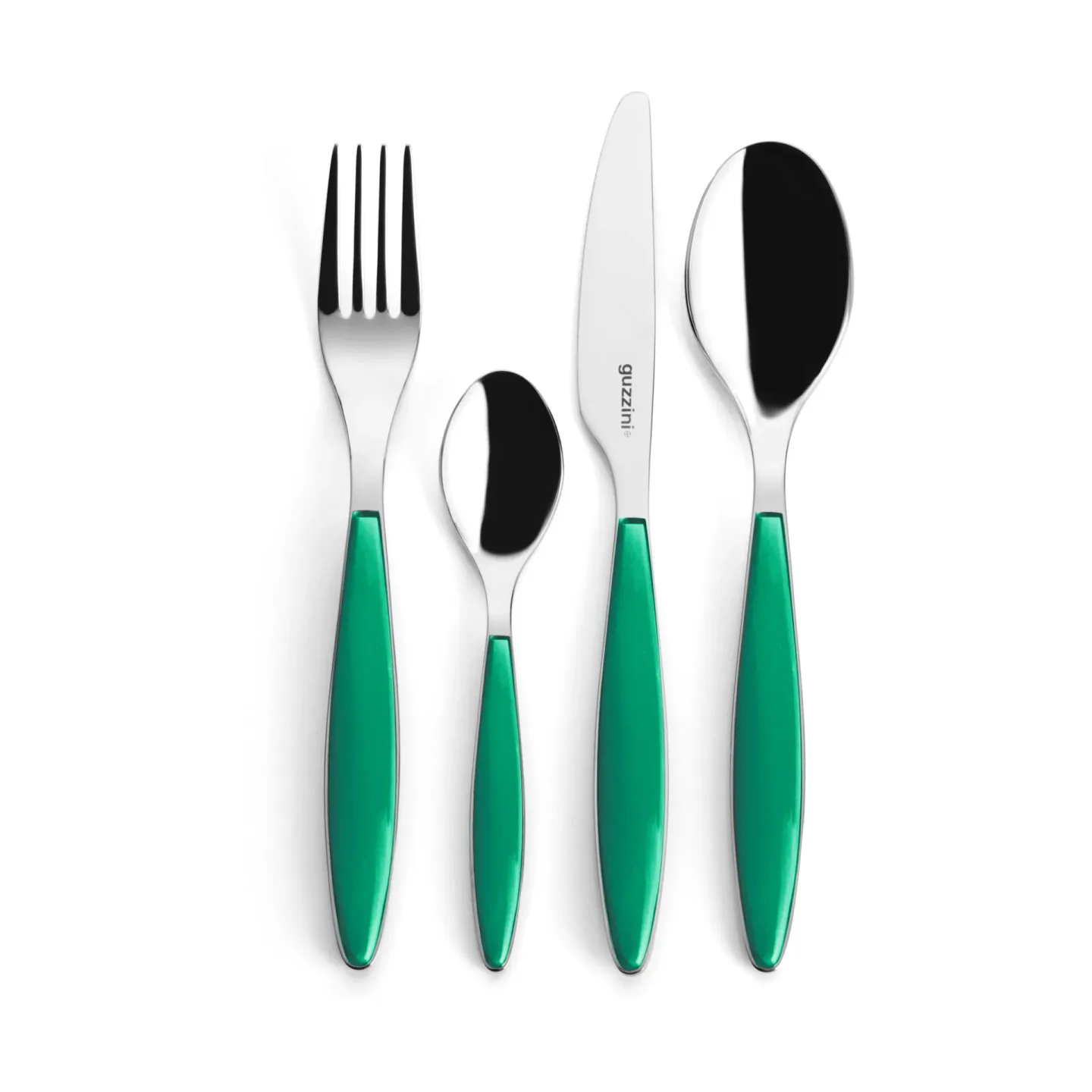 Guzzini Feeling Besteckset Emerald, 24 Teile