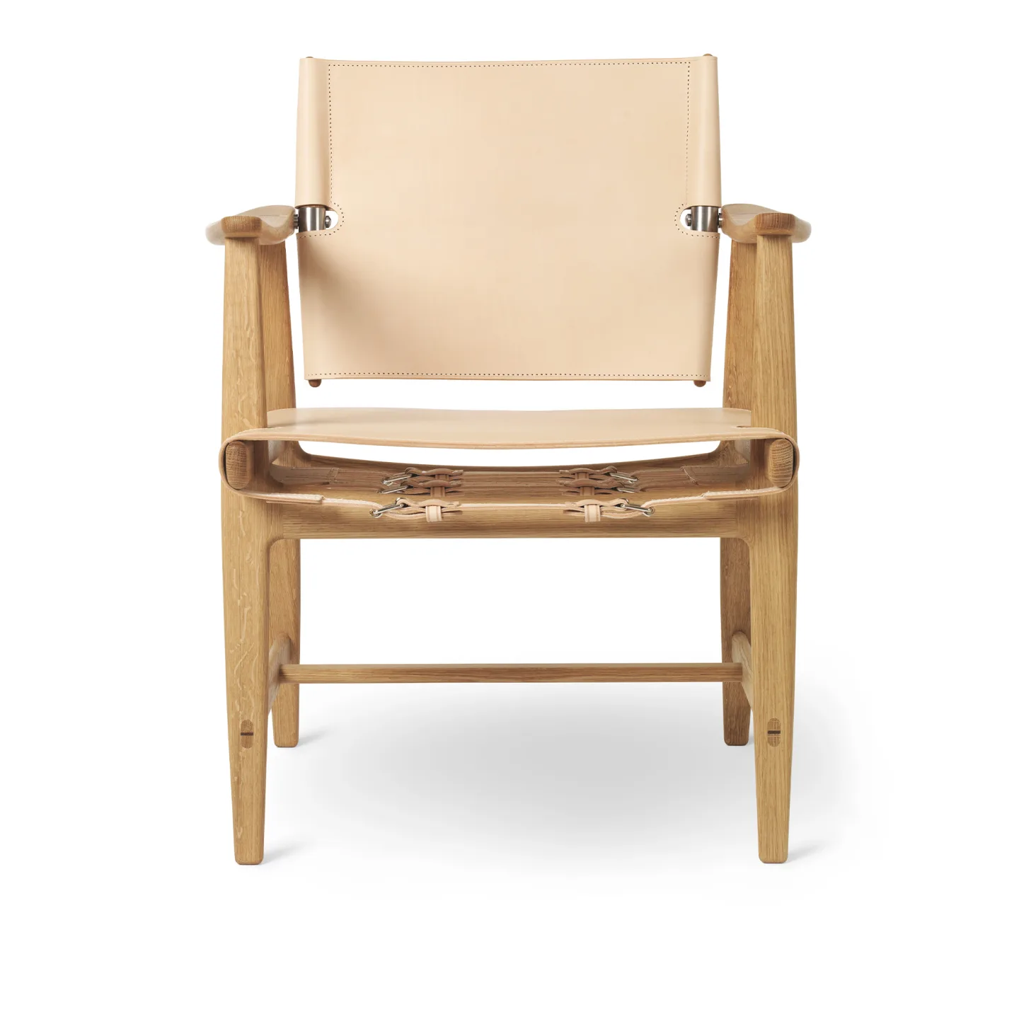 Carl Hansen - BM1106 Huntsman Chair Oak Oil Saddle Nature - Matstolar - Børge Mogensen - Träfärgad - Trä