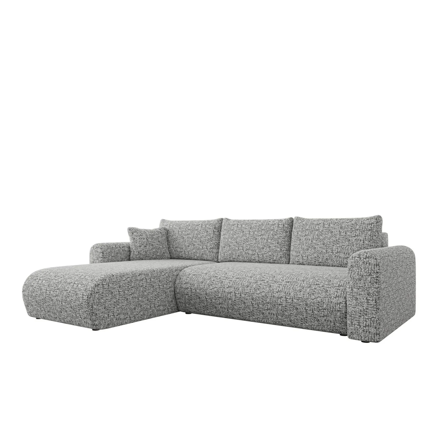 Tacon 3-sits Bäddsoffa med divan - grå