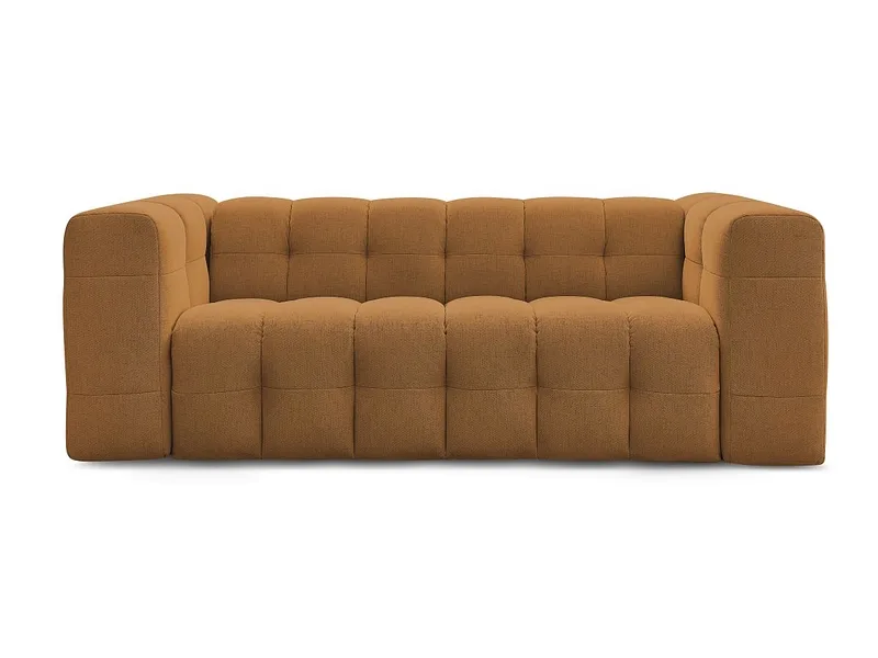 3er Sofa BOBOCHIC CLOUD Stoff gelb