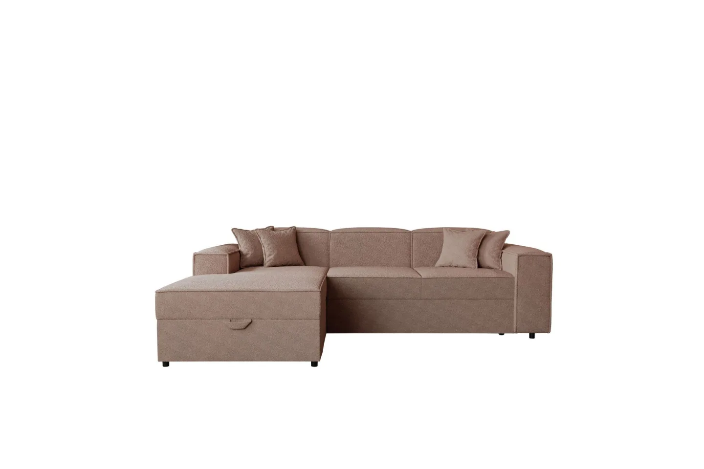 Bizantine Bäddsoffa m. Divan 3-sits - Rosa