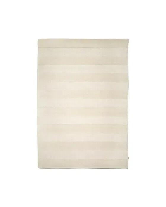 Stripe Boucle tæppe Ivory