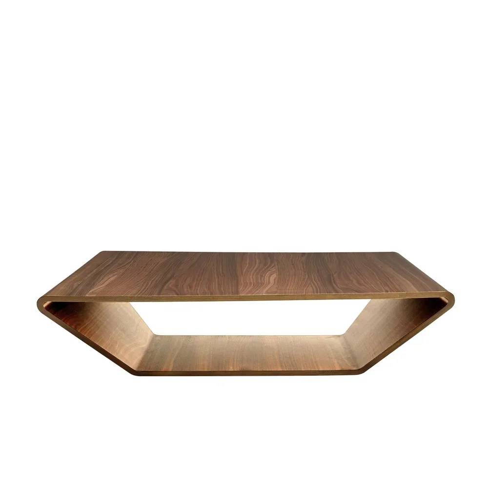 Swedese Brasilia Couchtisch Walnuss Naturlack, 120 x 120cm