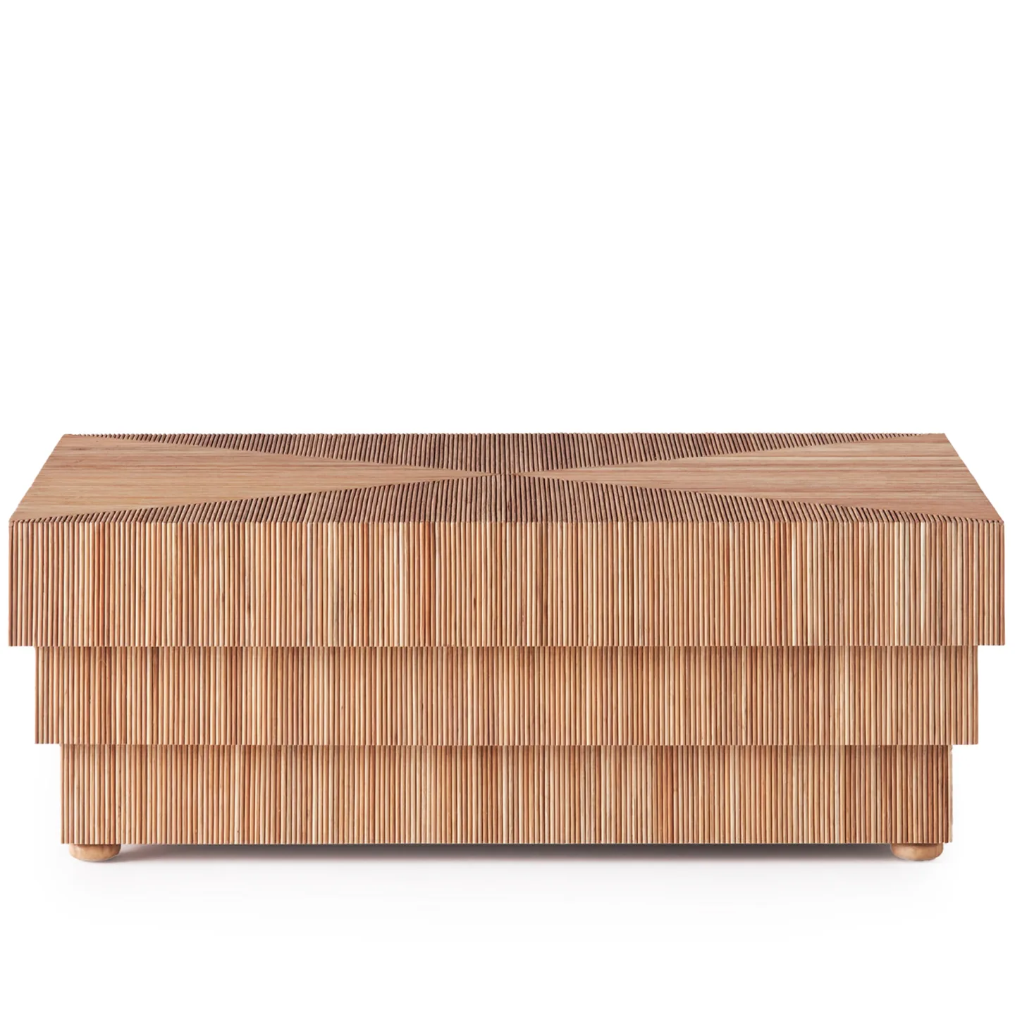Dusty Deco - Mikado Coffee Table Rectangular - Soffbord - Edin & Lina Kjellvertz - Brun - Naturmaterial