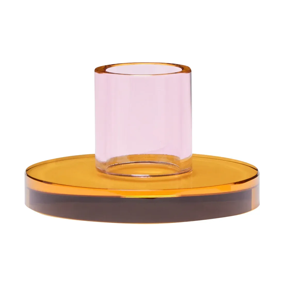 Hübsch Astra Kerzenhalter klein Pink-orange