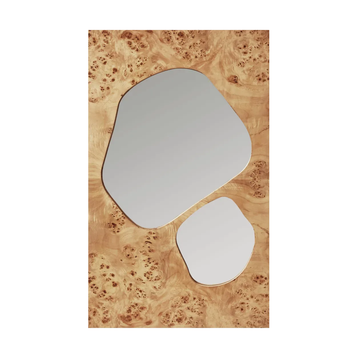 Ferm Living Folia Spiegel Natural burl, 82 cm