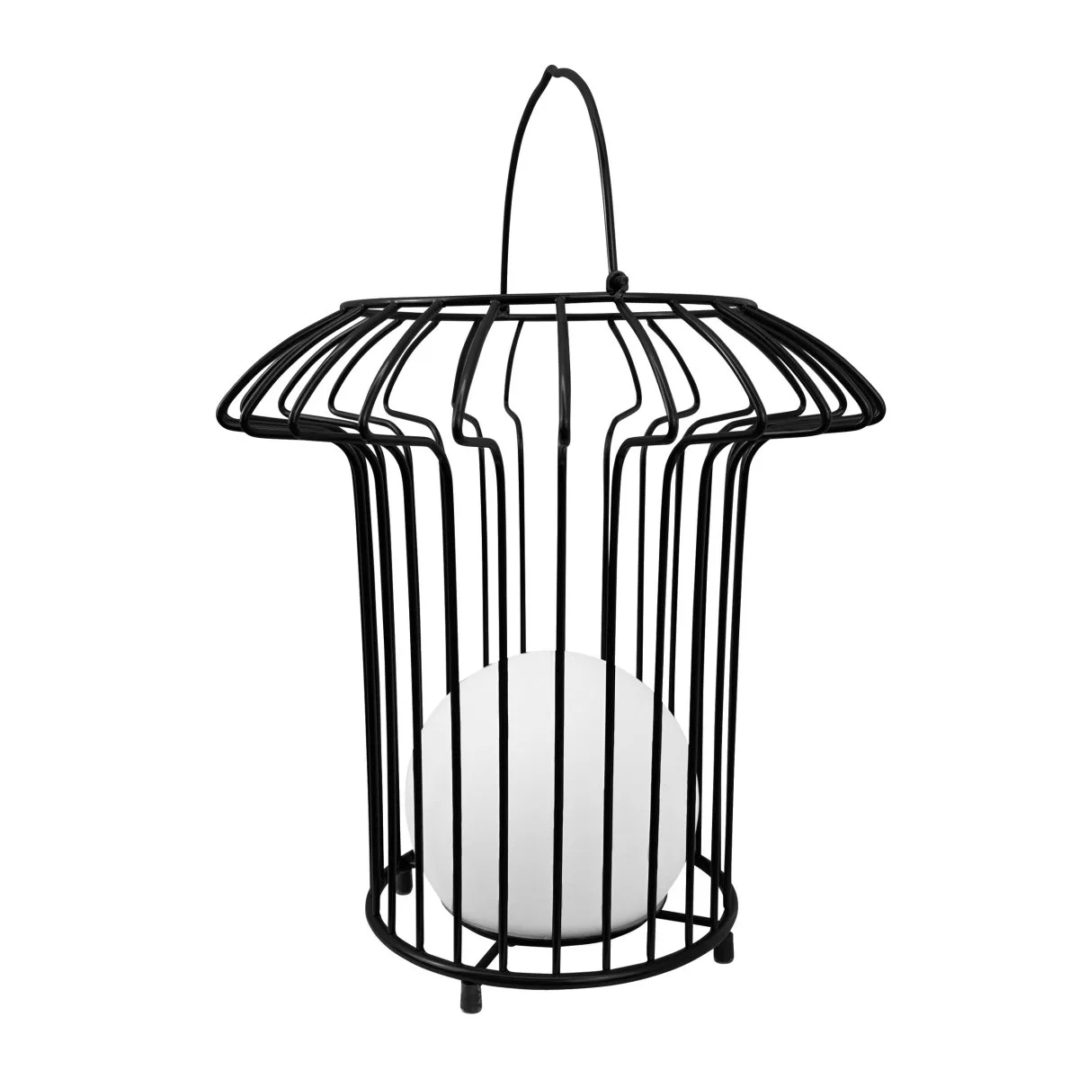 Dyberg Larsen - Basket 32cm - Portabel lampa - Svart