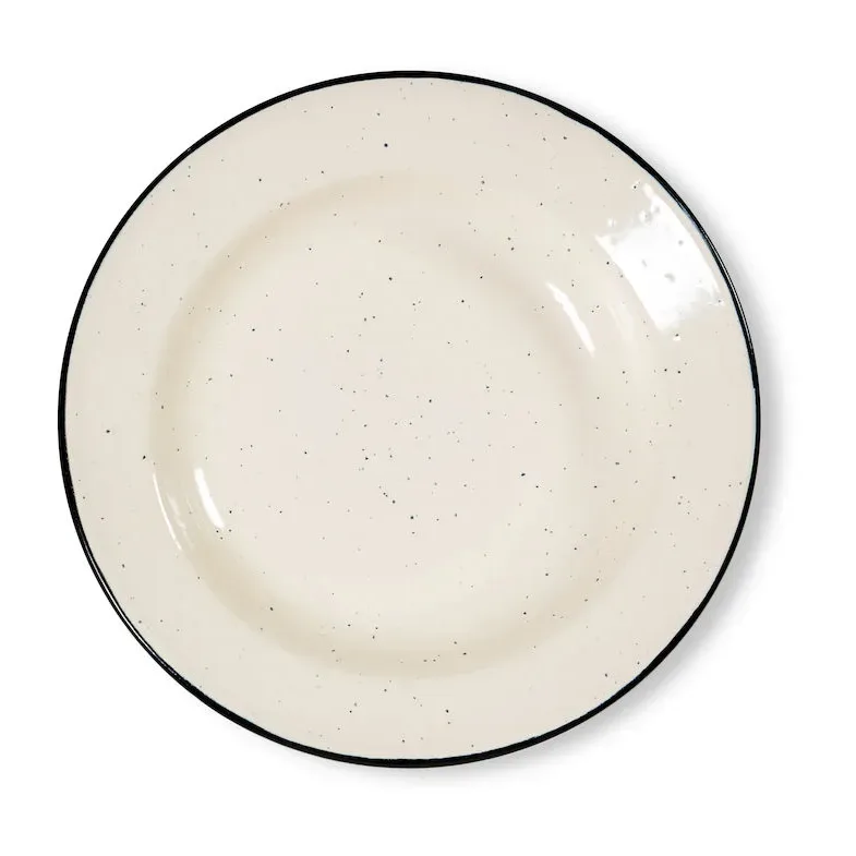 Sagaform Doris Emailleteller Ø20cm Beige