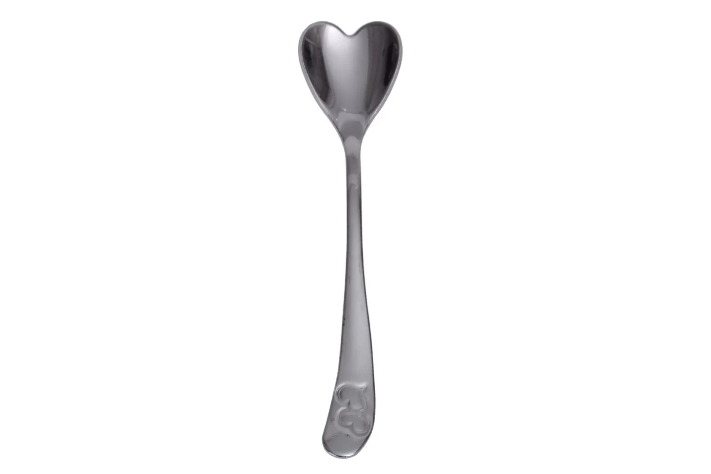 Kosova Sked 12-pack 11 cm Hjärtform Rostfritt Stål - Metallic