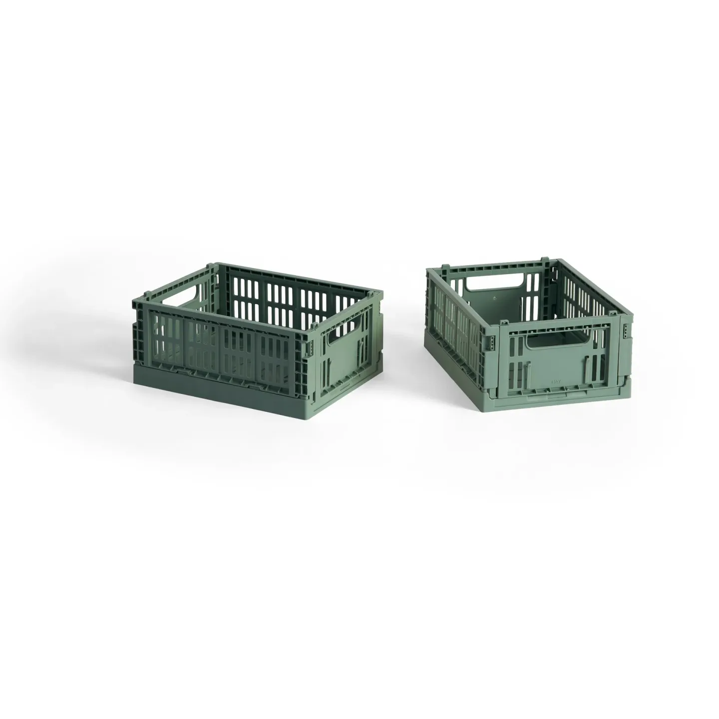 HAY HAY Colour Crate Mini 13x17 cm 2-pack Sage green
