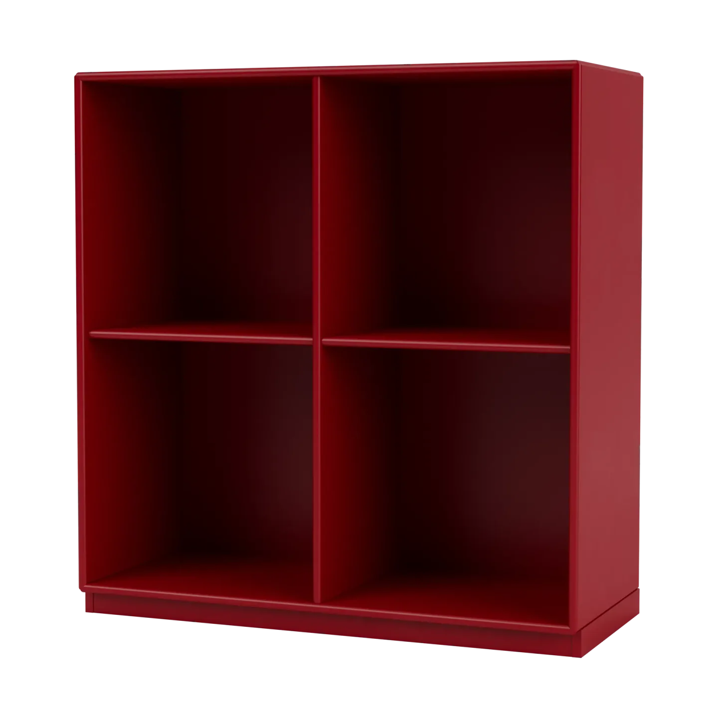 Montana SHOW Regal 69,6 x 69,6cm, Sockel 3cm 165-Beetroot