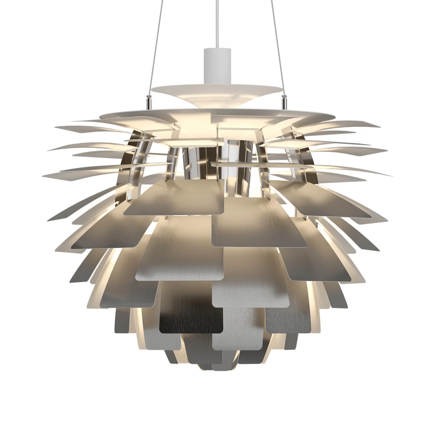 PH Artichoke V4 Pendel, stål 60 cm - Louis Poulsen - Stue - Skandinavisk - Metal - Med én lyskilde